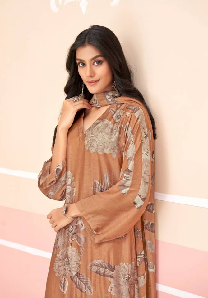 Ishani By Sahiba Muslin Silk Digital Printed Dress Material Wholesalers In Delhi